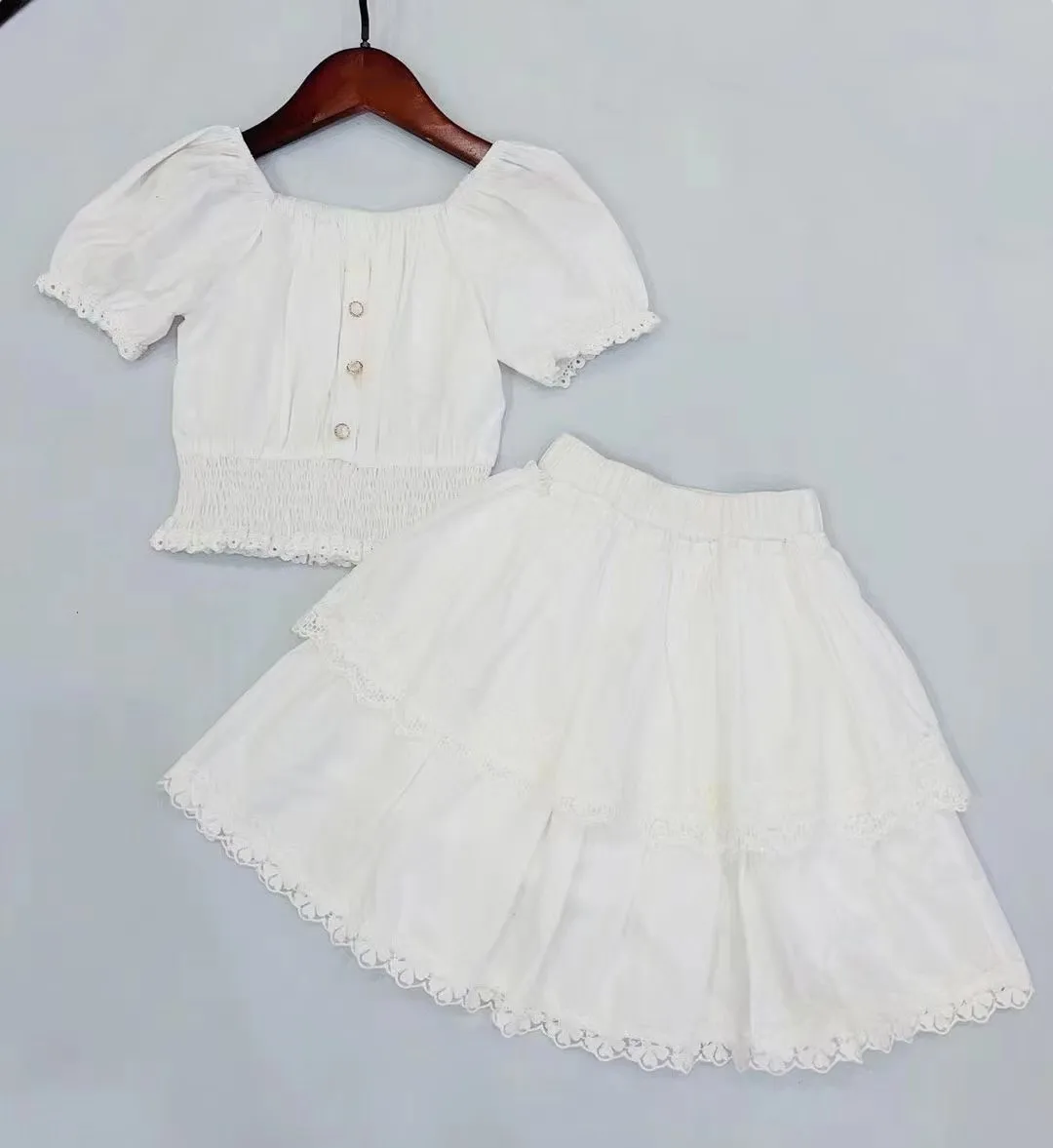 Girls' Suit Summer New sets British Style Skirt Suit Two-piece Suit Kids Clothes Girls Kids Girls children dress
Girls' Suit Summer New sets British Style Skirt Suit Two-piece Suit Kids Clothes Girls Kids Girls children dress