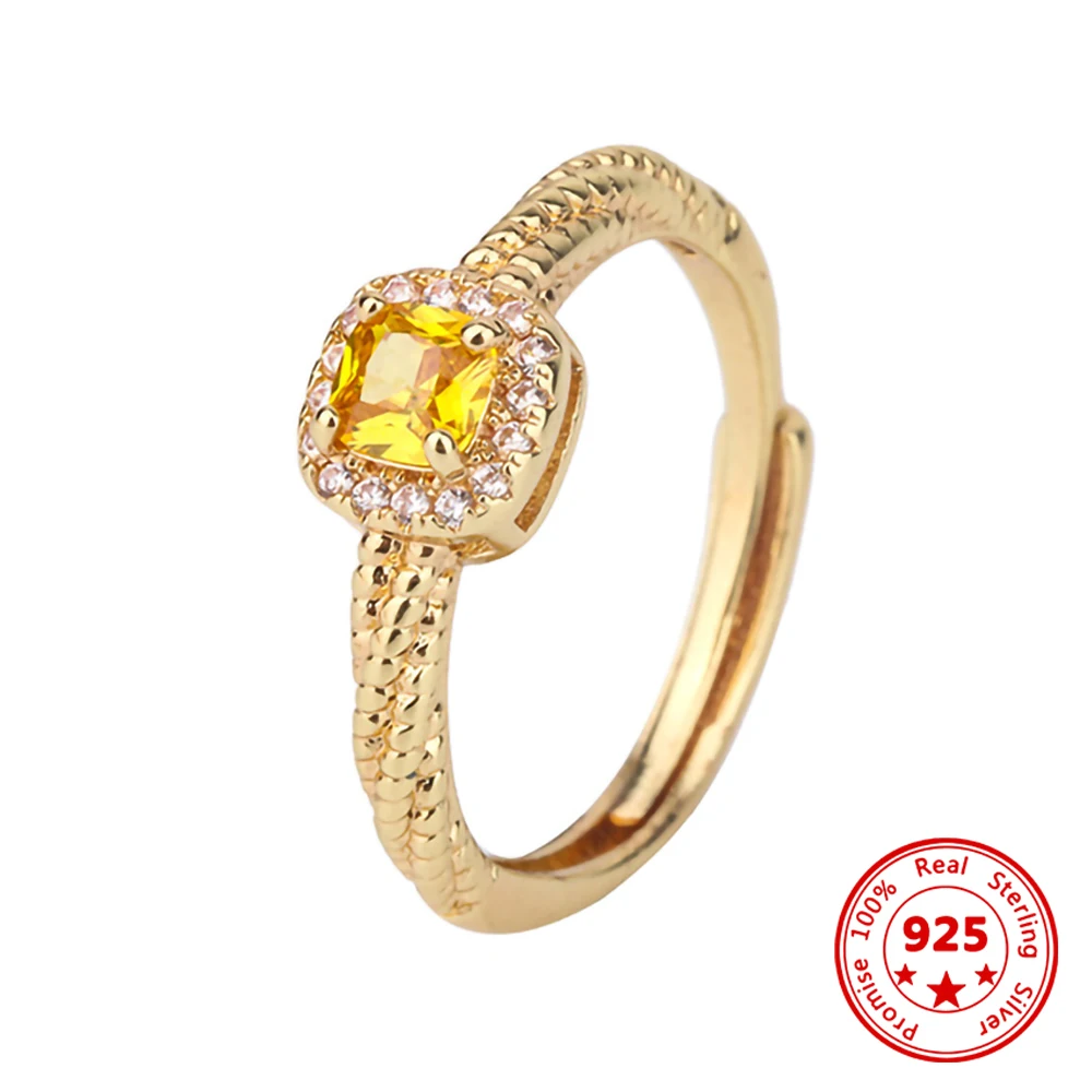 100% New Fashion 925 Sterling Silver Square Diamond Twist Ring Simple Female Student Finger Ring Anniversary Party Jewelry
100% New Fashion 925 Sterling Silver Square Diamond Twist Ring Simple Female Student Finger Ring Anniversary Party Jewelry