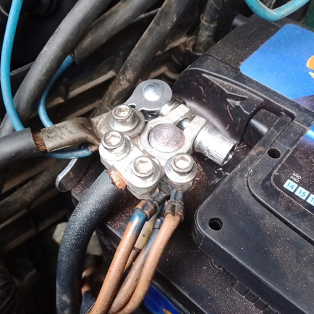 2pcs Car Tinned Brass Battery Connector Battery Branch Wiring Clamp Battery Pile Head Battery Branch Cable Clamp Terminal
2pcs Car Tinned Brass Battery Connector Battery Branch Wiring Clamp Battery Pile Head Battery Branch Cable Clamp Terminal