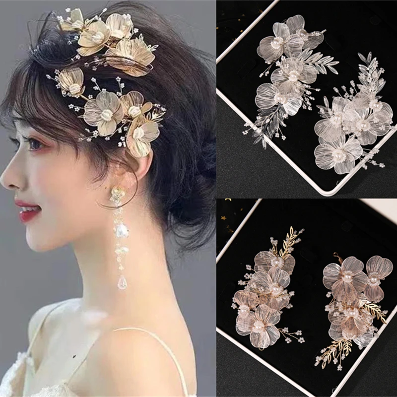 Bridal Wedding Headband Tiara Flower Pearl Hairpin Hair Clip for Women Bride Hair Accessories Jewelry Party Headpiece Hairband
Bridal Wedding Headband Tiara Flower Pearl Hairpin Hair Clip for Women Bride Hair Accessories Jewelry Party Headpiece Hairband