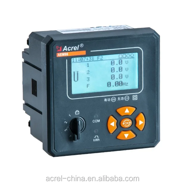 Multi function energy meter AEM96 all electric parameters Maximum demand kwh data logger optional multi-rate tariff RS485 Modbus
Multi function energy meter AEM96 all electric parameters Maximum demand kwh data logger optional multi-rate tariff RS485 Modbus