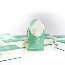 Water Absorbing Additive-Free Pocket Tissue Paper Facial Bamboo Tissue Target Facial Tissue
