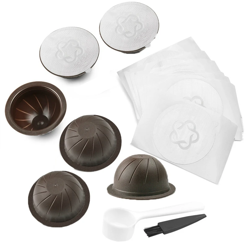 6X 150Ml Coffee Capsule Pod Reusable &60 Lids For Nespresso Vertuoline Plus Next
6X 150Ml Coffee Capsule Pod Reusable &60 Lids For Nespresso Vertuoline Plus Next
