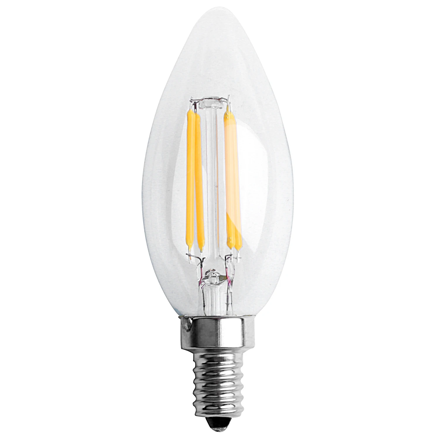 Dimmable E12 4W COB Candle Flame Filament LED Light Bulb Lamp 10*3.5cm
Dimmable E12 4W COB Candle Flame Filament LED Light Bulb Lamp 10*3.5cm