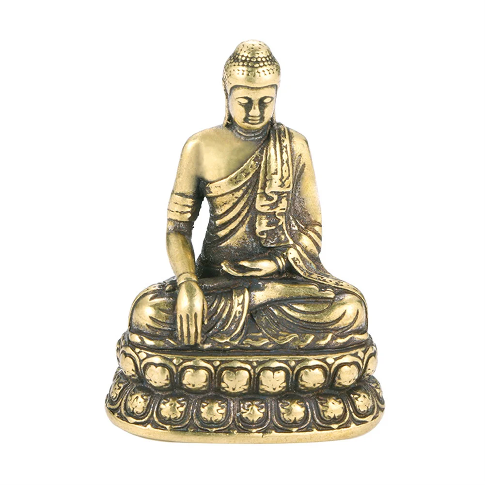 Chinese Buddhism Brass Buddha Ornament Classic 4.5*3.2cm For Office Living Room Cafe Household Accessories
Chinese Buddhism Brass Buddha Ornament Classic 4.5*3.2cm For Office Living Room Cafe Household Accessories