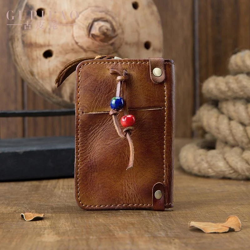 genuine Cow Men's 100% multi-functional large capacity car key Vegetable tanned leather card bag Zero wallet
genuine Cow Men's 100% multi-functional large capacity car key Vegetable tanned leather card bag Zero wallet