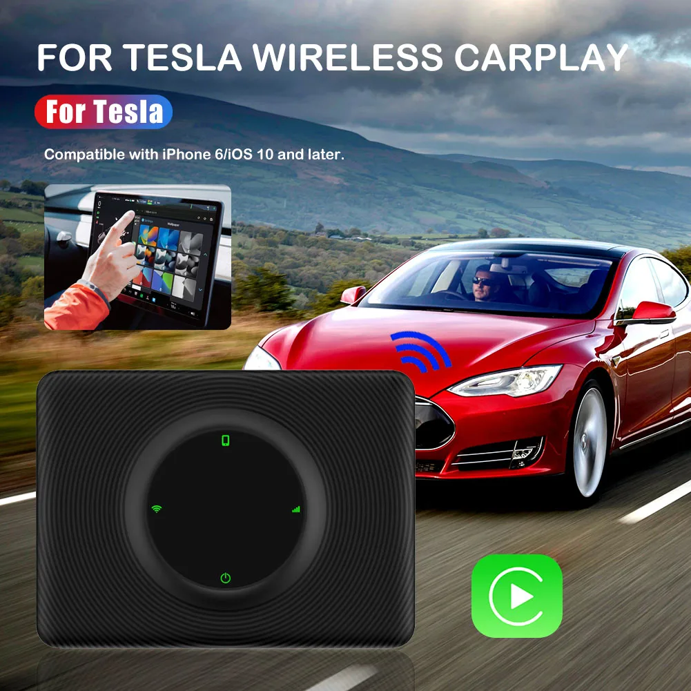 For Tesla Model 3 Model Y Car Wireless CarPlay Adapter Carlinkit Dongle 2.4G+5G WiFi Upgraded Navigation Bluetooth-Compatible
For Tesla Model 3 Model Y Car Wireless CarPlay Adapter Carlinkit Dongle 2.4G+5G WiFi Upgraded Navigation Bluetooth-Compatible