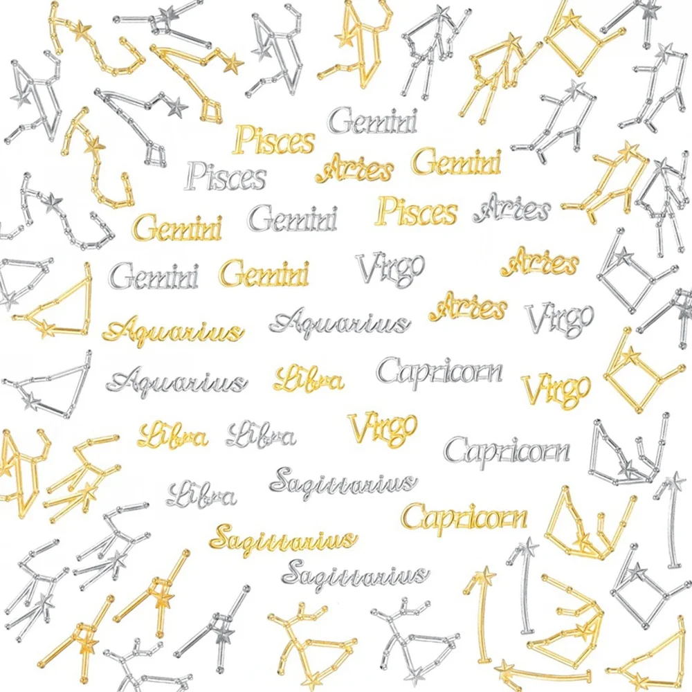 96Pcs Zodiac Sign Charms Twelve Zodiac Theme Resin Fillers 12Star Word Message Charms for DIY Embellishment Jewelry
96Pcs Zodiac Sign Charms Twelve Zodiac Theme Resin Fillers 12Star Word Message Charms for DIY Embellishment Jewelry