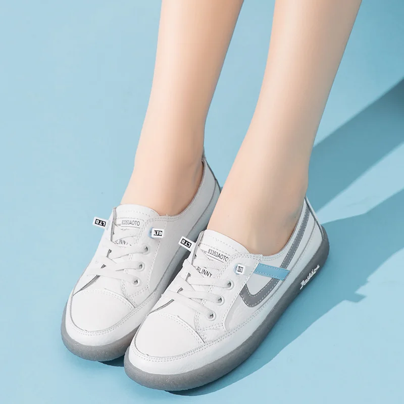 Women's Genuine Leather Sneakers Women Casual Fashionable Sports Shoes Vulcanized Woman Summer Flat Shoe Ladies White Lacing 41
Women's Genuine Leather Sneakers Women Casual Fashionable Sports Shoes Vulcanized Woman Summer Flat Shoe Ladies White Lacing 41