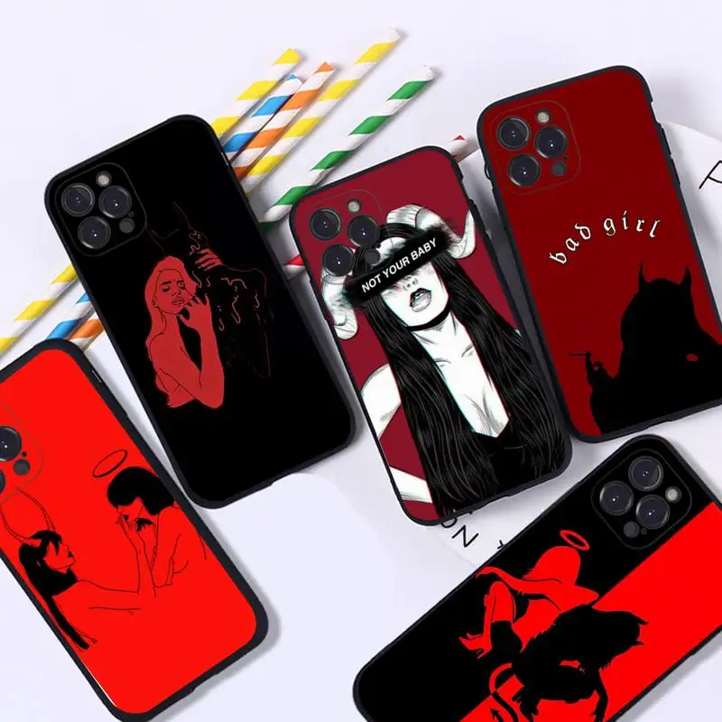 Sexy Devil Woman Phone Case For iPhone 8 7 6 6S Plus X SE 2020 XR XS 14 11 12 13 Mini Pro Max Mobile Case
Sexy Devil Woman Phone Case For iPhone 8 7 6 6S Plus X SE 2020 XR XS 14 11 12 13 Mini Pro Max Mobile Case