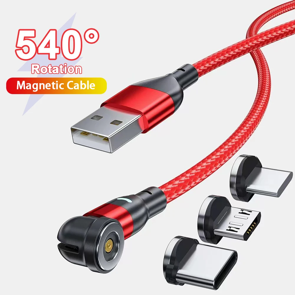 540 Degrees Rotating Magnetic Cable Micro USB Type C Cable For iPhone14 13 Pro Max Samsung Xiaomi Mobile Phone USB Wire Cord
540 Degrees Rotating Magnetic Cable Micro USB Type C Cable For iPhone14 13 Pro Max Samsung Xiaomi Mobile Phone USB Wire Cord