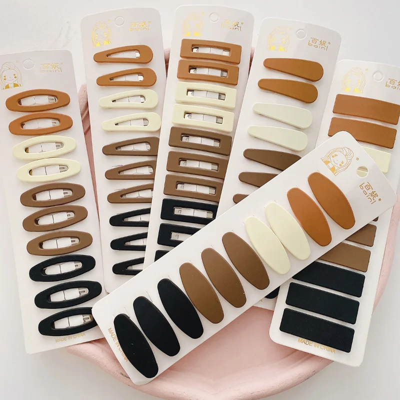 10pcs/set Ins Korean Barrettes for Kid Little Girl Milk Tea Coffee Color Hair Clip Bang Side Clip Children Hair Accessories
10pcs/set Ins Korean Barrettes for Kid Little Girl Milk Tea Coffee Color Hair Clip Bang Side Clip Children Hair Accessories