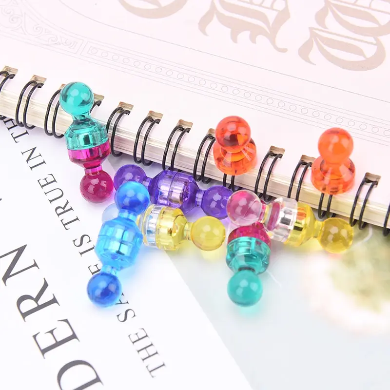 14pcs Color Magnetic Thumbtacks Strong Neodymium Noticeboard Skittle Men Pin Magnets Fridge DIY Multicolor
14pcs Color Magnetic Thumbtacks Strong Neodymium Noticeboard Skittle Men Pin Magnets Fridge DIY Multicolor
