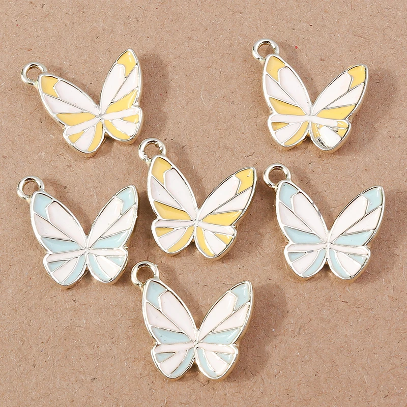10pcs 20x20mm Cute Enamel Butterfly Charms for Making Pendants Necklaces Earrings DIY Handmade Bracelets Jewelry Accessories
10pcs 20x20mm Cute Enamel Butterfly Charms for Making Pendants Necklaces Earrings DIY Handmade Bracelets Jewelry Accessories