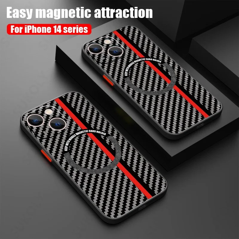 Magnetic For Magsafe Carbon Fiber Matte Case For iPhone 14 13 11 12 Pro Max 14 Plus Coque Luxury Slim Hard PC Back Cover Fundas
Magnetic For Magsafe Carbon Fiber Matte Case For iPhone 14 13 11 12 Pro Max 14 Plus Coque Luxury Slim Hard PC Back Cover Fundas