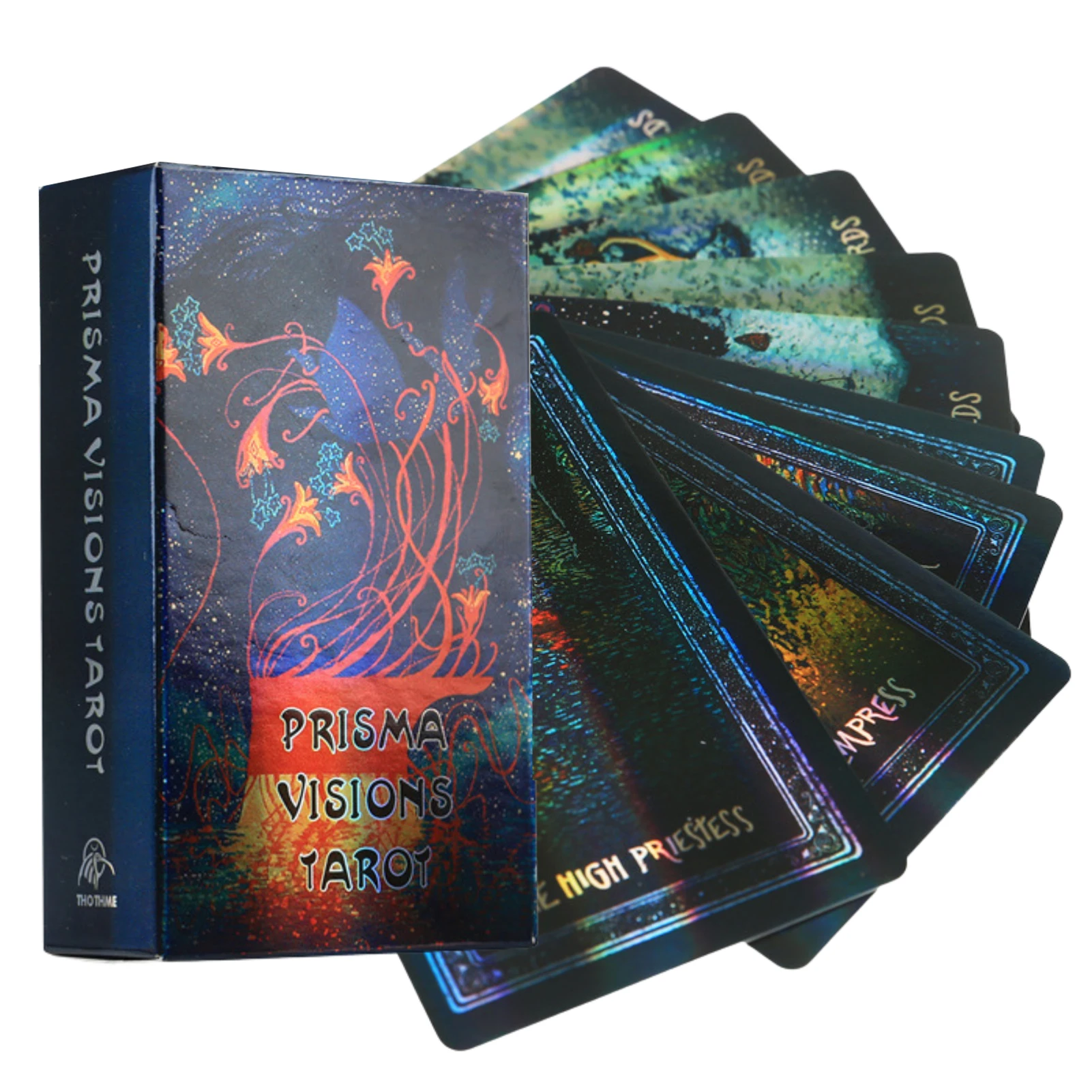 New Exquisite Tarot Deck Divination Home Entertainment Tarot Cards Silver Plating ForPrisma Tarot Board Game Set Family Party
New Exquisite Tarot Deck Divination Home Entertainment Tarot Cards Silver Plating ForPrisma Tarot Board Game Set Family Party