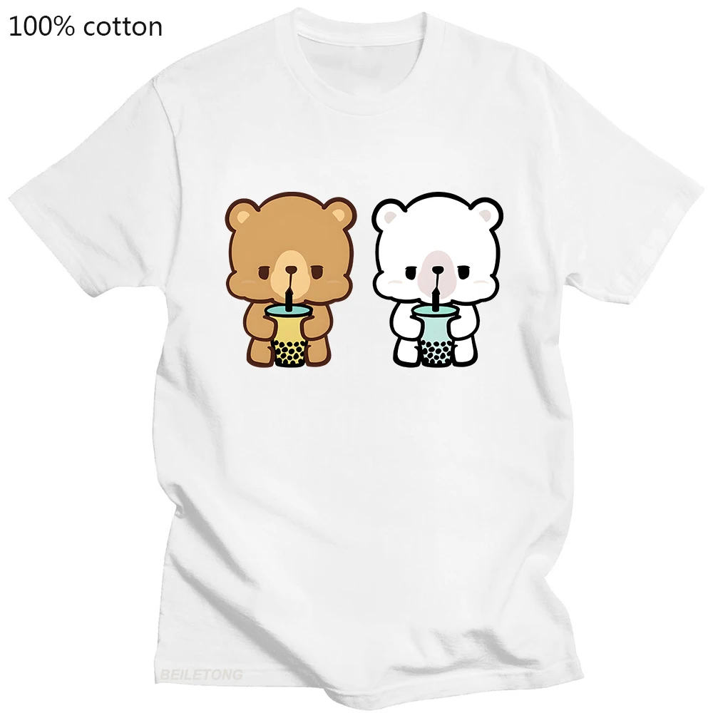 Polar Bear Bubble Tea T-shirt Kawaii Printed Women T Shirts Fashion Casual Street Clothes Breathable Summer 100% Cotton Tshirts
Polar Bear Bubble Tea T-shirt Kawaii Printed Women T Shirts Fashion Casual Street Clothes Breathable Summer 100% Cotton Tshirts