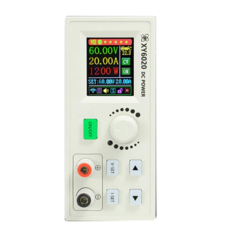 XY6020-W Adjustable DC Power Supply 60V 20A Step Down Voltage Regulator Switch Buck Converter 1200W For Lab Bench
XY6020-W Adjustable DC Power Supply 60V 20A Step Down Voltage Regulator Switch Buck Converter 1200W For Lab Bench