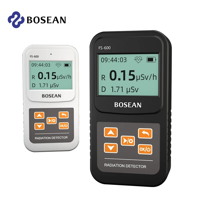 

BOSEAN Geiger Counter Nuclear Radiation Detector X-ray Beta Gamma Tester GM Counter Dose Rate Real-time Dosimeter Marble Tools