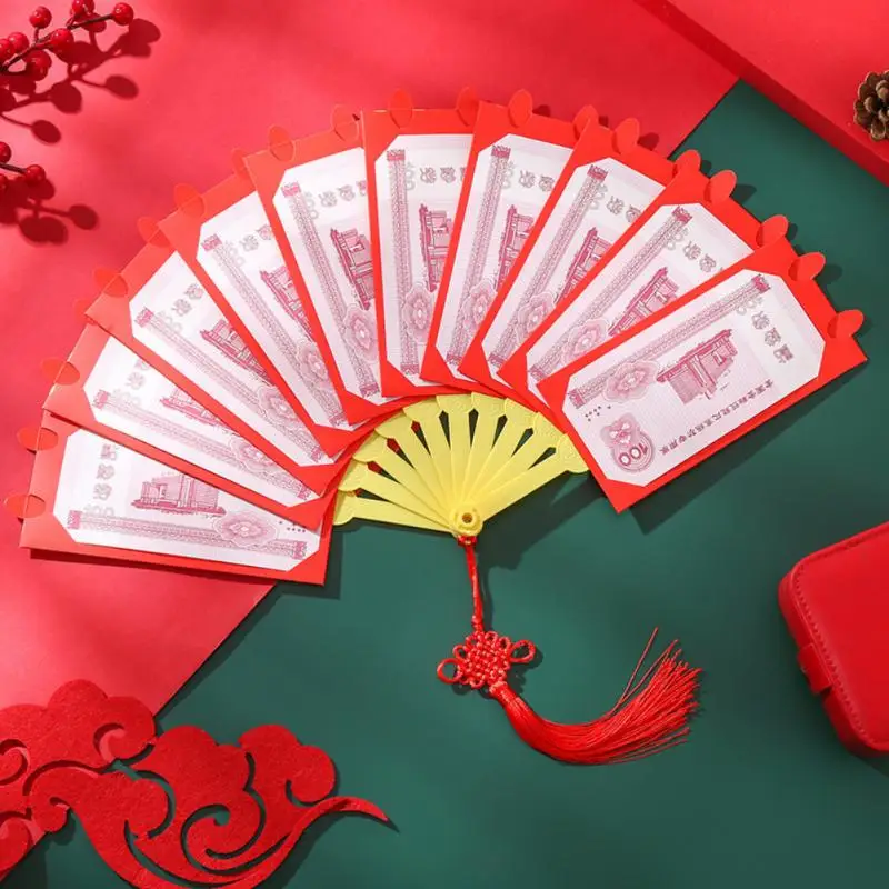 Spring Festival Fan-shaped Red Envelope Creative Hongbao Creative Cartoon Money Envelopes Rabbit Year Supplies Gift Bag Classic
Spring Festival Fan-shaped Red Envelope Creative Hongbao Creative Cartoon Money Envelopes Rabbit Year Supplies Gift Bag Classic