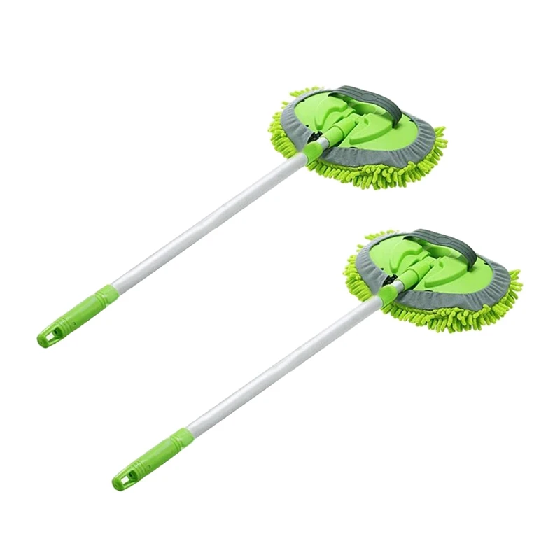 2X 2 In 1 Car Wash Mop Mitt With Long Handle, Chenille Microfiber Car Wash Dust Brush Extension Pole 24-46Inch
2X 2 In 1 Car Wash Mop Mitt With Long Handle, Chenille Microfiber Car Wash Dust Brush Extension Pole 24-46Inch
