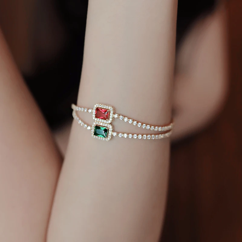 2022 New High Grade Simple Luxury Bracelet Women's Rhinestones Bracelets on Hand Fashion Jewelry Charm Girls Chain Accessories
2022 New High Grade Simple Luxury Bracelet Women's Rhinestones Bracelets on Hand Fashion Jewelry Charm Girls Chain Accessories