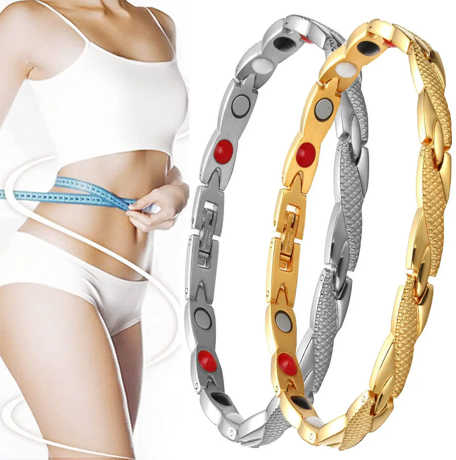 Magnetic Lymph Detox Bracelet Weight Loss,Lymph Drainage Magnetic Bracelet,Ultra Strength Magnetic Therapeutic Slimming Bracelet
Magnetic Lymph Detox Bracelet Weight Loss,Lymph Drainage Magnetic Bracelet,Ultra Strength Magnetic Therapeutic Slimming Bracelet
