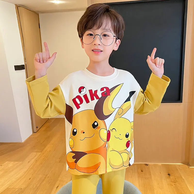 Disney 2022 Autumn Children's Pajamas Boy Suit Winter Long-sleeved Cotton Sleepwear Girl Clothes 2-piece Set Kid Sleepwear
Disney 2022 Autumn Children's Pajamas Boy Suit Winter Long-sleeved Cotton Sleepwear Girl Clothes 2-piece Set Kid Sleepwear
