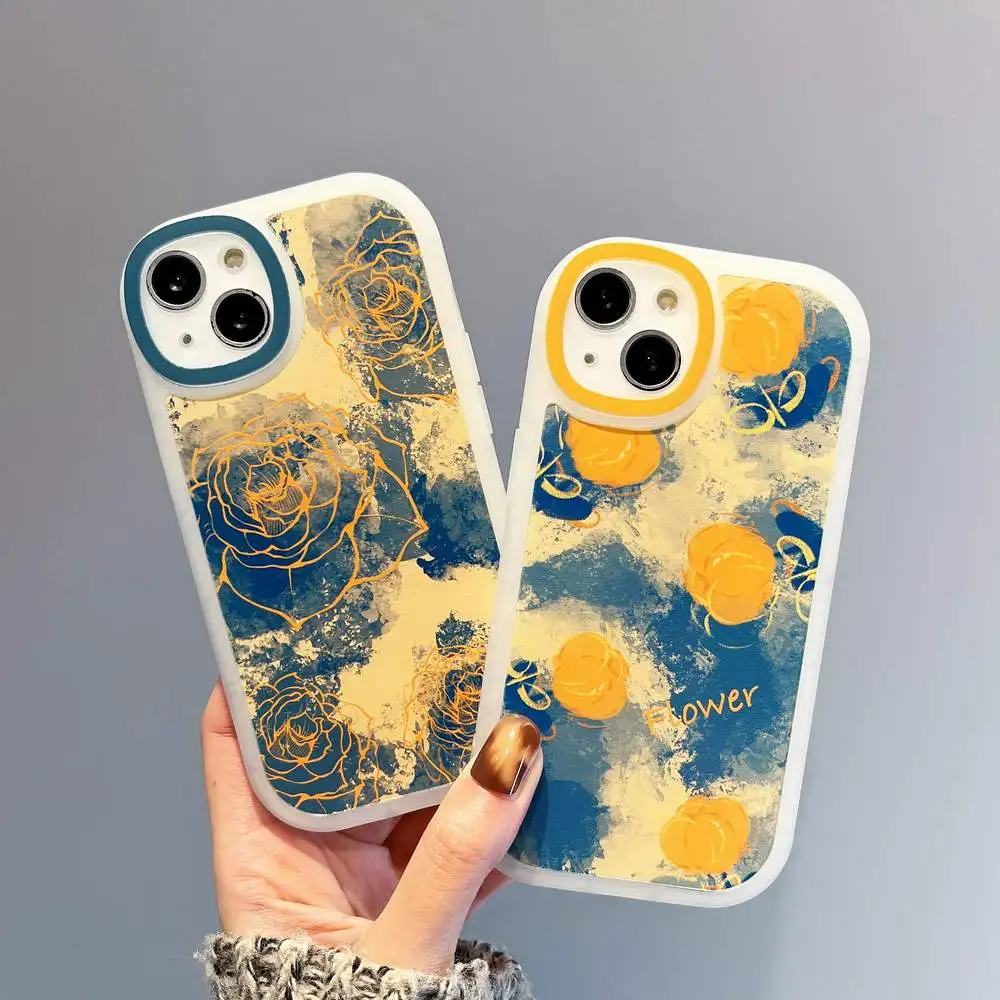 Ink Painting Matte TPU Flower Rose Shockproof Cases Soft Phone Case Cover For iPhone 13 11 12 Pro Max XR XS Max Cases Shell Skin
Ink Painting Matte TPU Flower Rose Shockproof Cases Soft Phone Case Cover For iPhone 13 11 12 Pro Max XR XS Max Cases Shell Skin