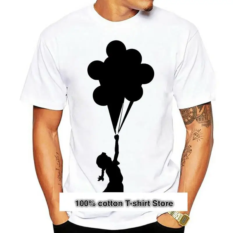 Camiseta de manga corta de algodón con estampado de globo Banksy para hombre, ropa de moda, Harajuku, de alta calidad, nueva
Camiseta de manga corta de algodón con estampado de globo Banksy para hombre, ropa de moda, Harajuku, de alta calidad, nueva