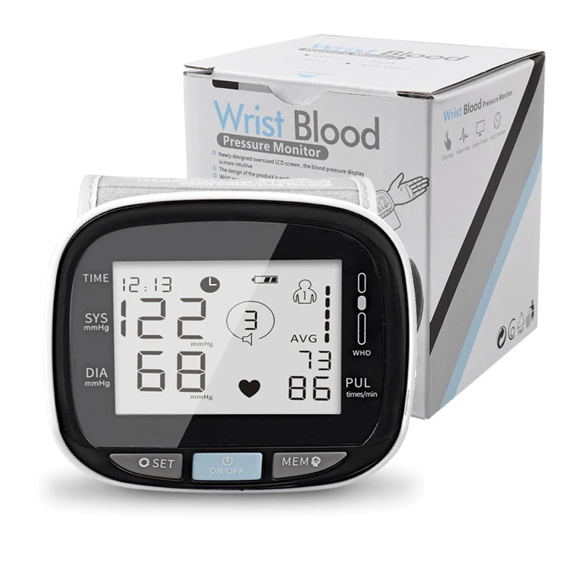 

Медицинский цифровой прибор для измерения артериального давления, сердечного ритма, тенсиометр, измеритель пульса, манометр, Автоматический Сфигмоманометр