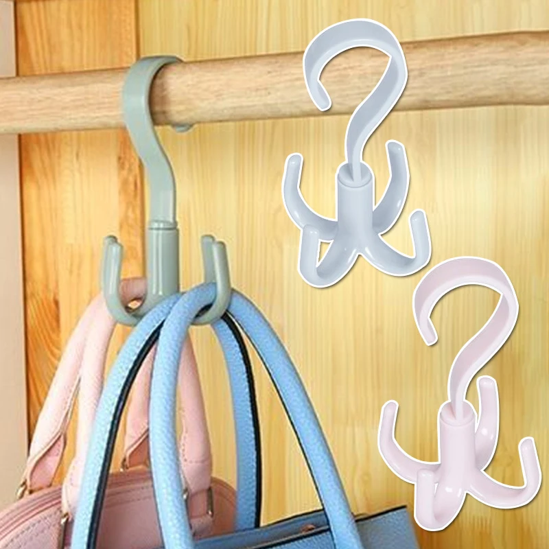 2PCS Rotate Four Claws Hooks Multifunction Towel Hanger Without Punch Home Clothes Storage Closet Organizer
2PCS Rotate Four Claws Hooks Multifunction Towel Hanger Without Punch Home Clothes Storage Closet Organizer