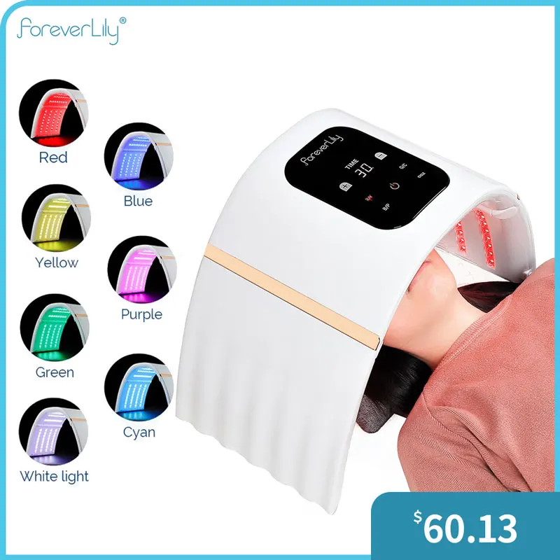

New 7 Colors LED PDT Photodynamic Beauty Mask Light Photon Therapy Face Body SPA Machine Anti Wrinkle Skin Tighten Rejuvenation
