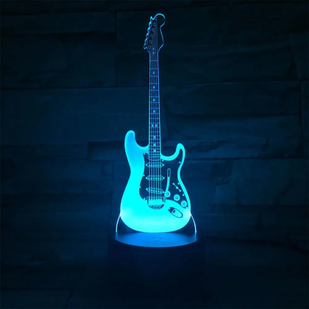 LED Night Light Guitar Shape 3D Acrylic Electric 7 Color Change Desk Table Lamp
LED Night Light Guitar Shape 3D Acrylic Electric 7 Color Change Desk Table Lamp