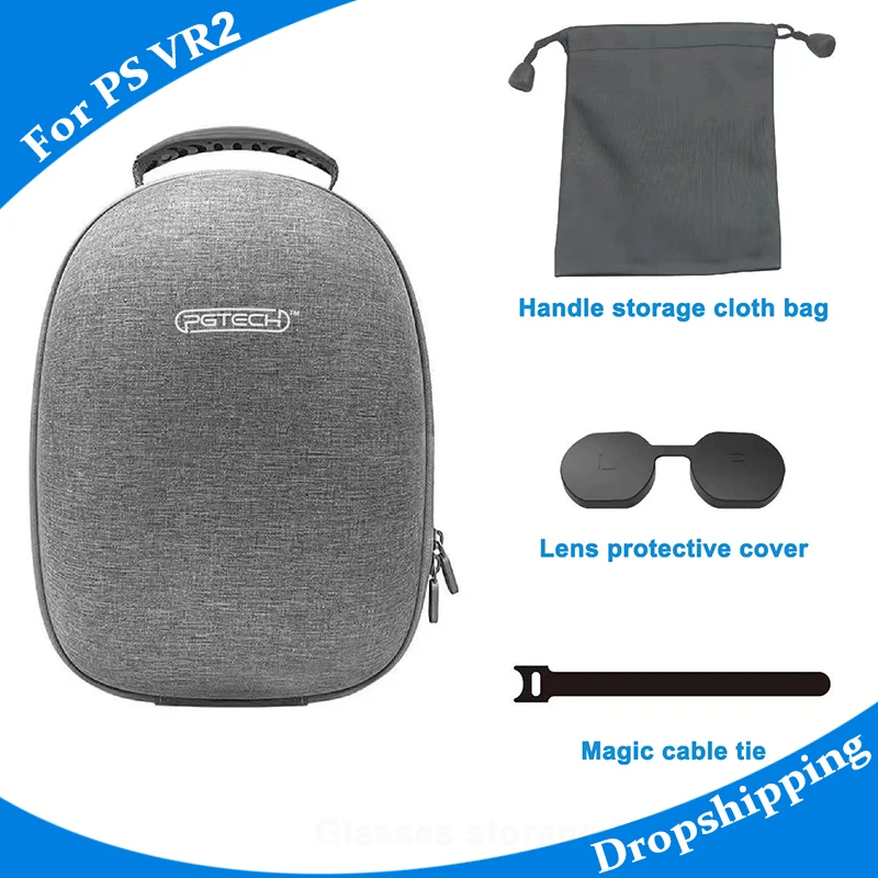 storage bag for ps vr2 with lens protective caps cover EVA Hard Protective Case Headset Bag Carrying Case Travel Storage Bag
storage bag for ps vr2 with lens protective caps cover EVA Hard Protective Case Headset Bag Carrying Case Travel Storage Bag