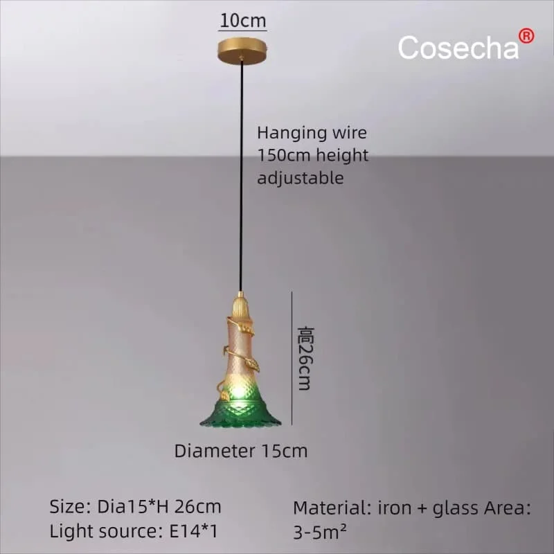 Люстра COSECHA зелёный стекло арт деко 3/6/8 светильников
Люстра COSECHA зелёный стекло арт деко 3/6/8 светильников