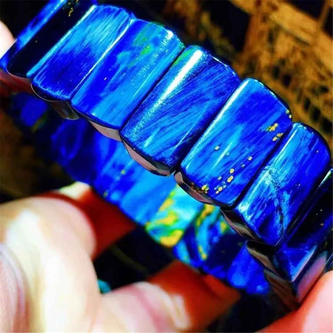 Genuine Natural Blue Pietersite Stone Bangle Bracelet Women Men Wealth Luck Gift 17x8mm Beads Crystal From Namibia Jewelry AAAAA
Genuine Natural Blue Pietersite Stone Bangle Bracelet Women Men Wealth Luck Gift 17x8mm Beads Crystal From Namibia Jewelry AAAAA