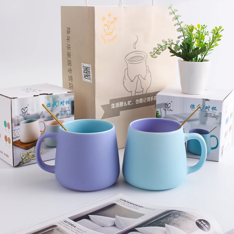 530ml Nordic Ceramic Coffee Mugs Cup Home Creative Personality Trend Drinking Cup Simple Breakfast Oatmeal Mug Large Capacity 
530ml Nordic Ceramic Coffee Mugs Cup Home Creative Personality Trend Drinking Cup Simple Breakfast Oatmeal Mug Large Capacity