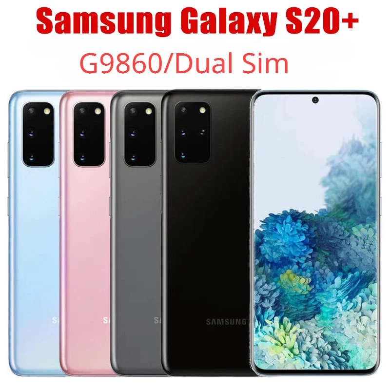 Оригинальный разблокированный смартфон Samsung Galaxy S20 + S20 Plus, телефон с двумя Sim-картами, G9860, 6,7 дюйма, 12 Гб ОЗУ, 128 Гб ПЗУ, Snapdragon 865, телефон с 4 камерами
Оригинальный разблокированный смартфон Samsung Galaxy S20 + S20 Plus, телефон с двумя Sim-картами, G9860, 6,7 дюйма, 12 Гб ОЗУ, 128 Гб ПЗУ, Snapdragon 865, телефон с 4 камерами