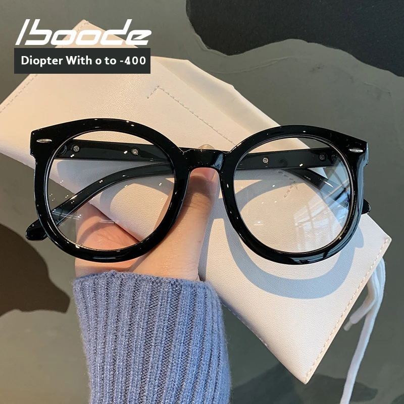 iboode Round Frame Finished Myopia Glasses Diopter With 0 to -400 Student Myopia Eyewear Nearsighted Classic Vintage Frame Women
iboode Round Frame Finished Myopia Glasses Diopter With 0 to -400 Student Myopia Eyewear Nearsighted Classic Vintage Frame Women