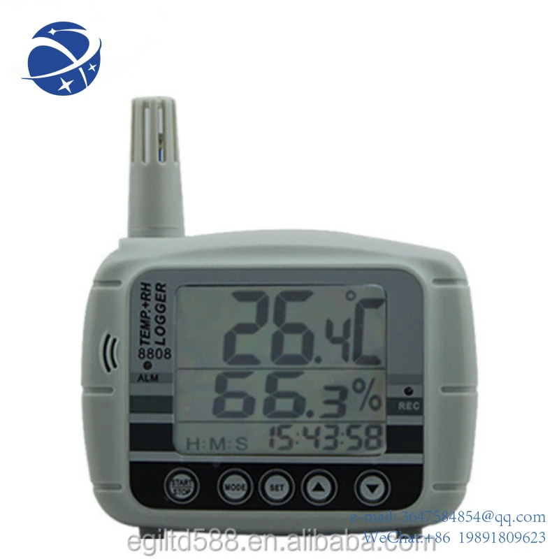 Yun YiAZ-8808 Large LCD Display Temperature and Humidity Recorder Datalogger Range 0%RH~100%RH -20~70 C
Yun YiAZ-8808 Large LCD Display Temperature and Humidity Recorder Datalogger Range 0%RH~100%RH -20~70 C