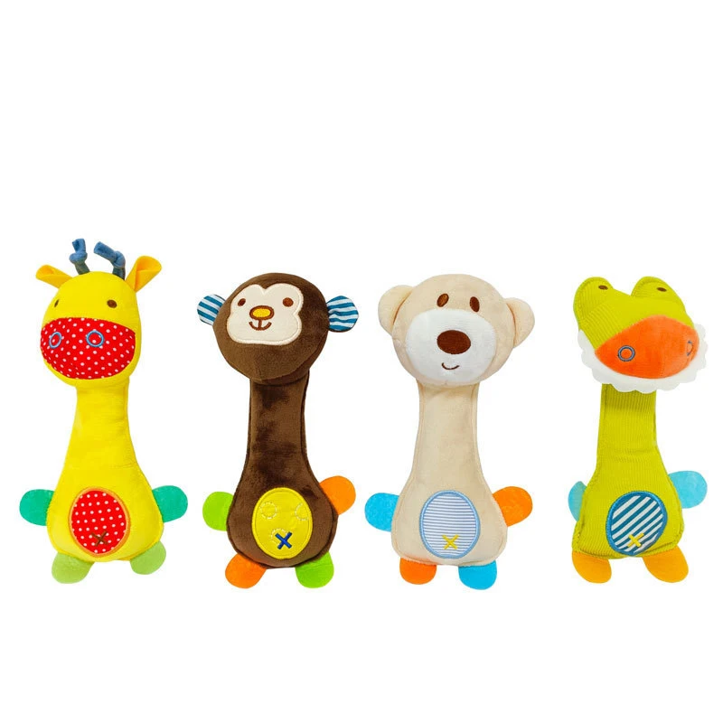 Newborn Baby Rattles Cute Cartoon Monkey Bear Grab Ability Training Toys Infant Plush Soothing Dolls Toy
Newborn Baby Rattles Cute Cartoon Monkey Bear Grab Ability Training Toys Infant Plush Soothing Dolls Toy
