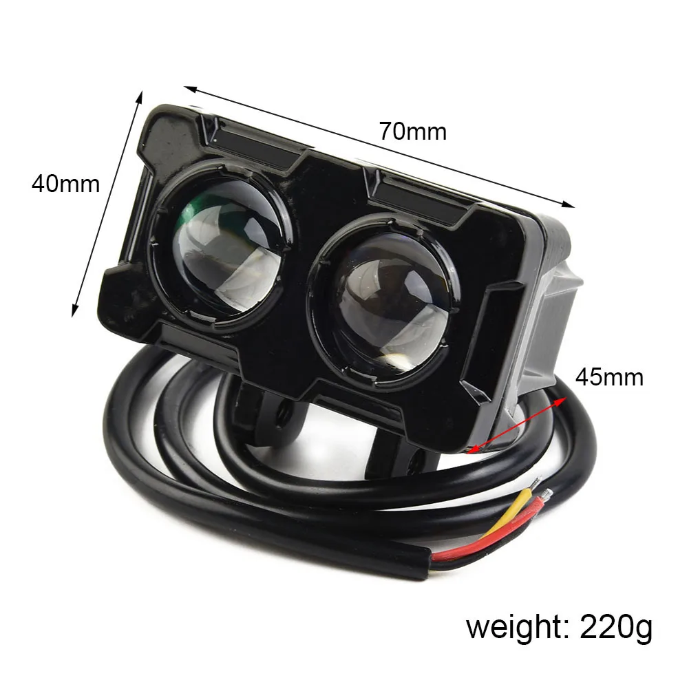 Single LED External Work Light Spot Fog Lamp Dual-color Yellow White Electric Vehicle Motorcycle Spotlight Headlight
Single LED External Work Light Spot Fog Lamp Dual-color Yellow White Electric Vehicle Motorcycle Spotlight Headlight