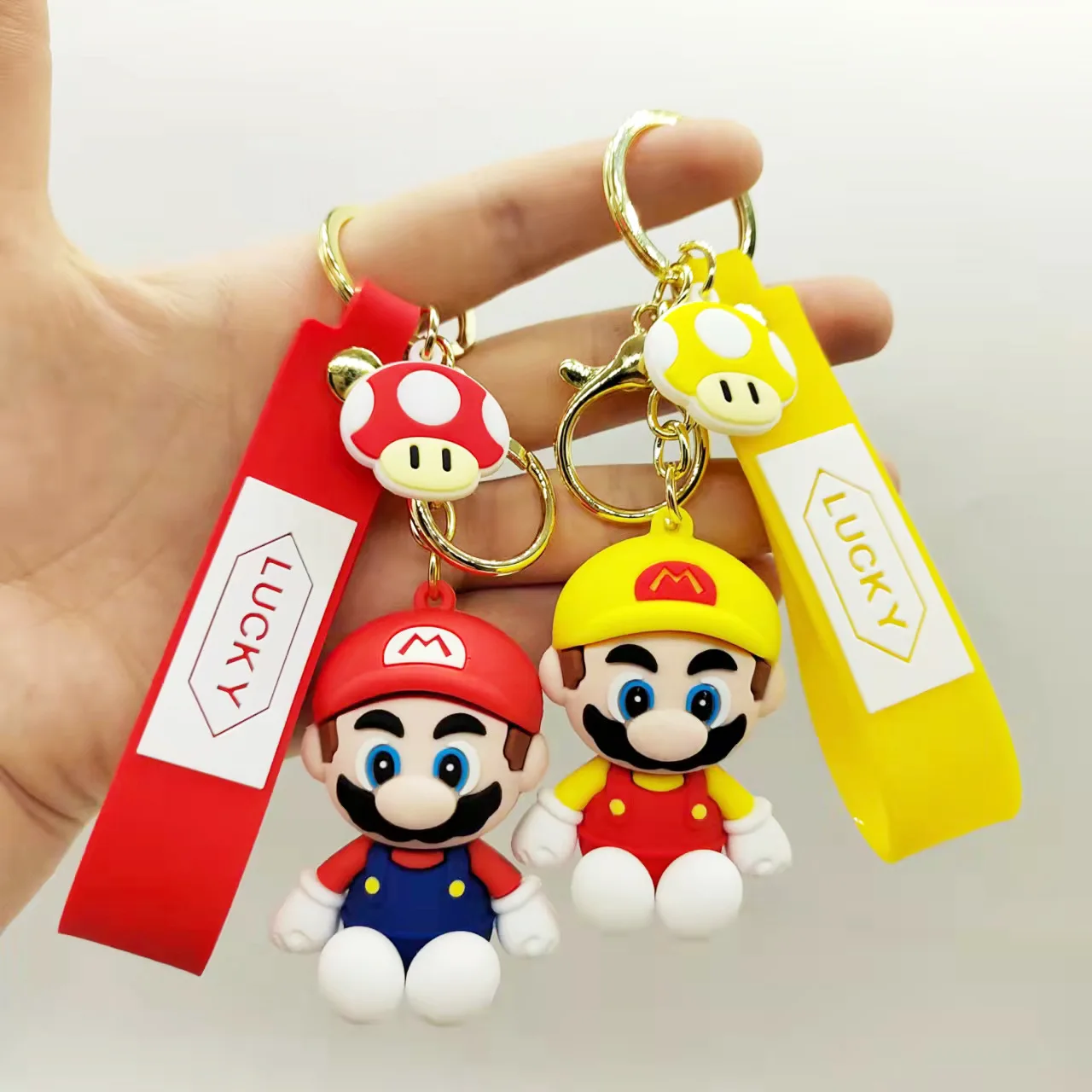4 Colors Super Mario Bros Keychains Cartoon Kawaii Creative Pendant Cute Girls Bag Accessories Dolls Car Key Strap Friends Gifts
4 Colors Super Mario Bros Keychains Cartoon Kawaii Creative Pendant Cute Girls Bag Accessories Dolls Car Key Strap Friends Gifts