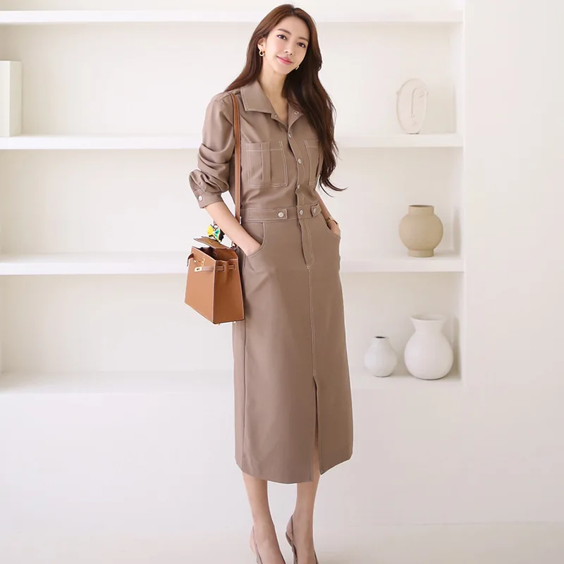 Autumn Winter Woman Dress Long Sleeve Elegant Female Vestido Casual Woman Dresses
Autumn Winter Woman Dress Long Sleeve Elegant Female Vestido Casual Woman Dresses