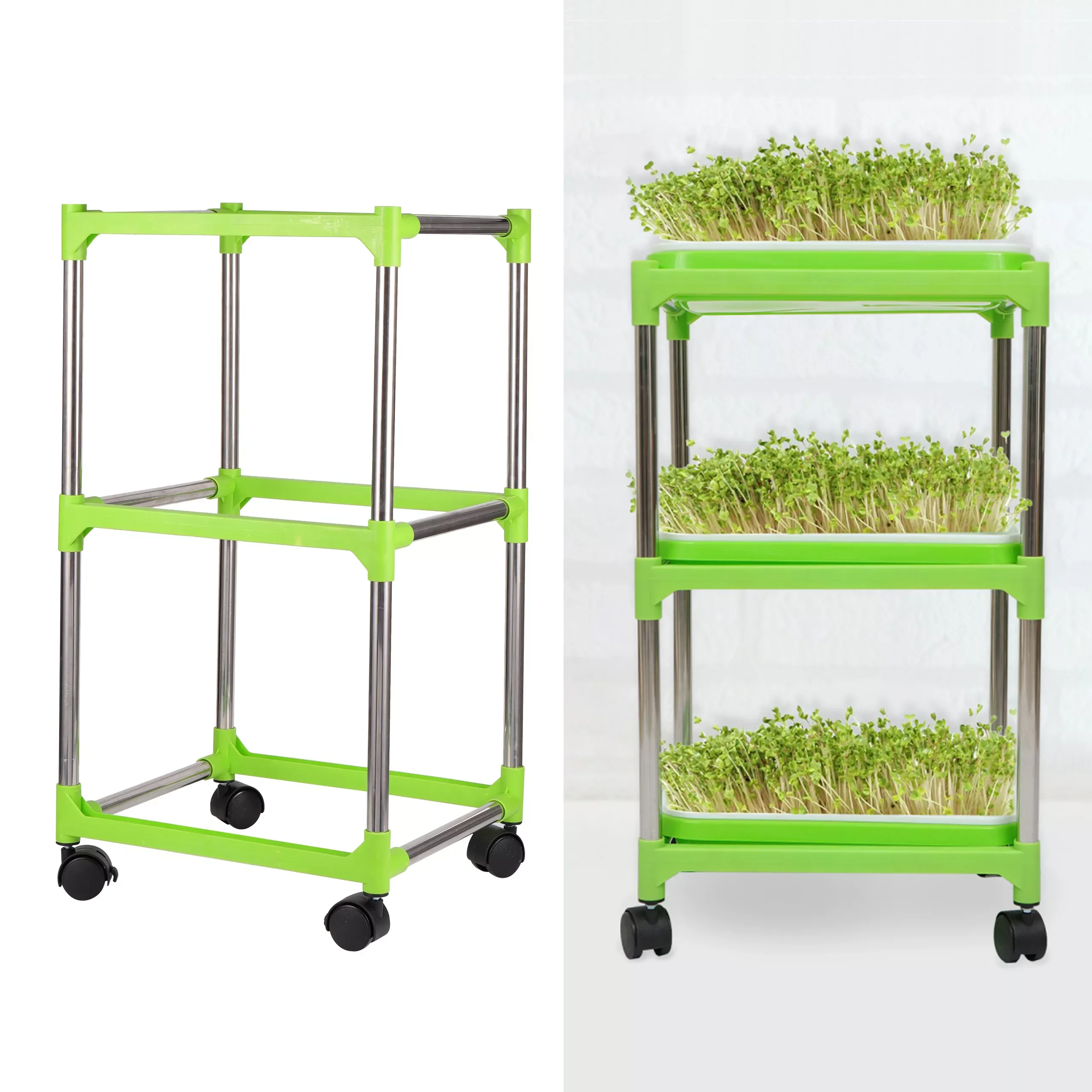 Seed Sprout Tray DIY 2~5 Layers Stainless Steel Shelf Seed Germination Planting Propagation Storage Tray Seed Starter Tray 1Set
Seed Sprout Tray DIY 2~5 Layers Stainless Steel Shelf Seed Germination Planting Propagation Storage Tray Seed Starter Tray 1Set