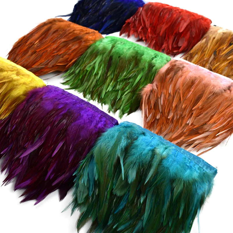 10Meters Pheasant Feathers on Tape Fringe for Clothes Ribbon Sewing Trimmings 12-15CM 5-6" Chicken Cock Feather Trim Decoration
10Meters Pheasant Feathers on Tape Fringe for Clothes Ribbon Sewing Trimmings 12-15CM 5-6" Chicken Cock Feather Trim Decoration