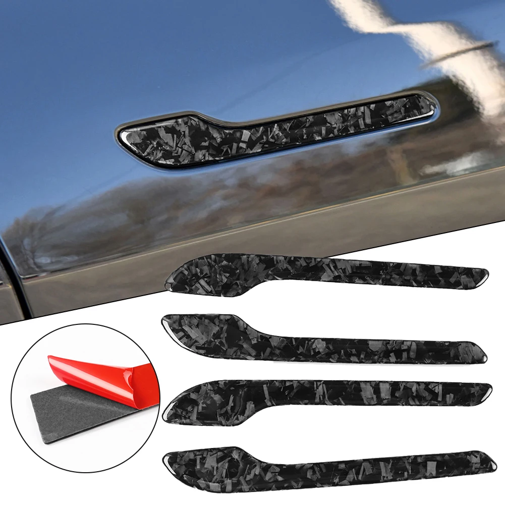 Car Forged Carbon Door-Handle Cover High-adhesive Auto Exterior Handle Cover Trim For Tesla Model 3 Model Y Exterior Trim
Car Forged Carbon Door-Handle Cover High-adhesive Auto Exterior Handle Cover Trim For Tesla Model 3 Model Y Exterior Trim
