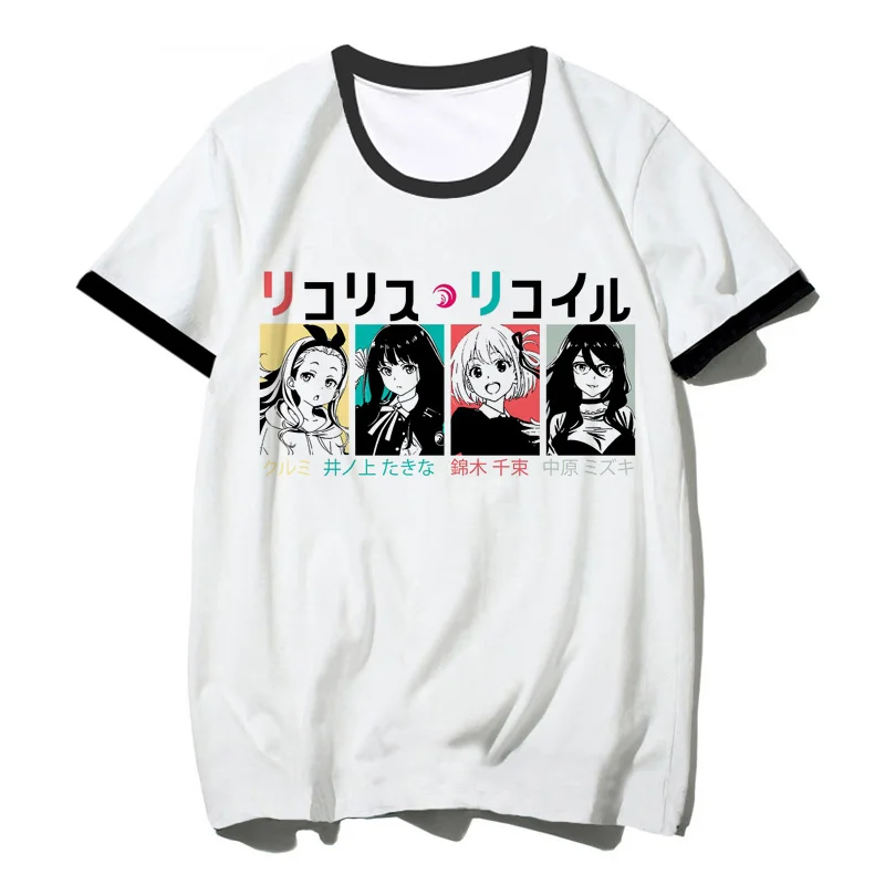 Летняя мужская футболка lycoris recoil 2022, белая футболка с японским принтом, футболка с гранж y2k 
Летняя мужская футболка lycoris recoil 2022, белая футболка с японским принтом, футболка с гранж y2k