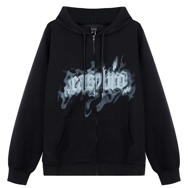 Hip Hop Hoodie Sweatshirt Grunge Y2K Mens Letter Print Zipper Hooded Coat Streetwear Harajuku Fashion Casual Punk Gothic Jacket
Hip Hop Hoodie Sweatshirt Grunge Y2K Mens Letter Print Zipper Hooded Coat Streetwear Harajuku Fashion Casual Punk Gothic Jacket